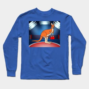 Boxing Glove Boxing Kangaroo Fighting Long Sleeve T-Shirt